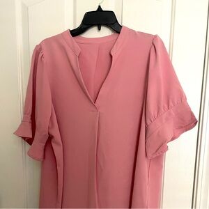 Mauve Dress 1X one time wear. Amazon